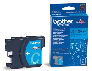 Inkoustová cartridge Brother DCP-6690CW, MFC-6490CW, LC-1100HYC, modrá, originál