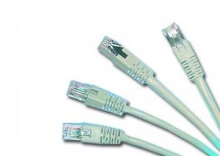 GEMBIRD kabel patchcord Cat5e stíněný FTP 10m, šedý