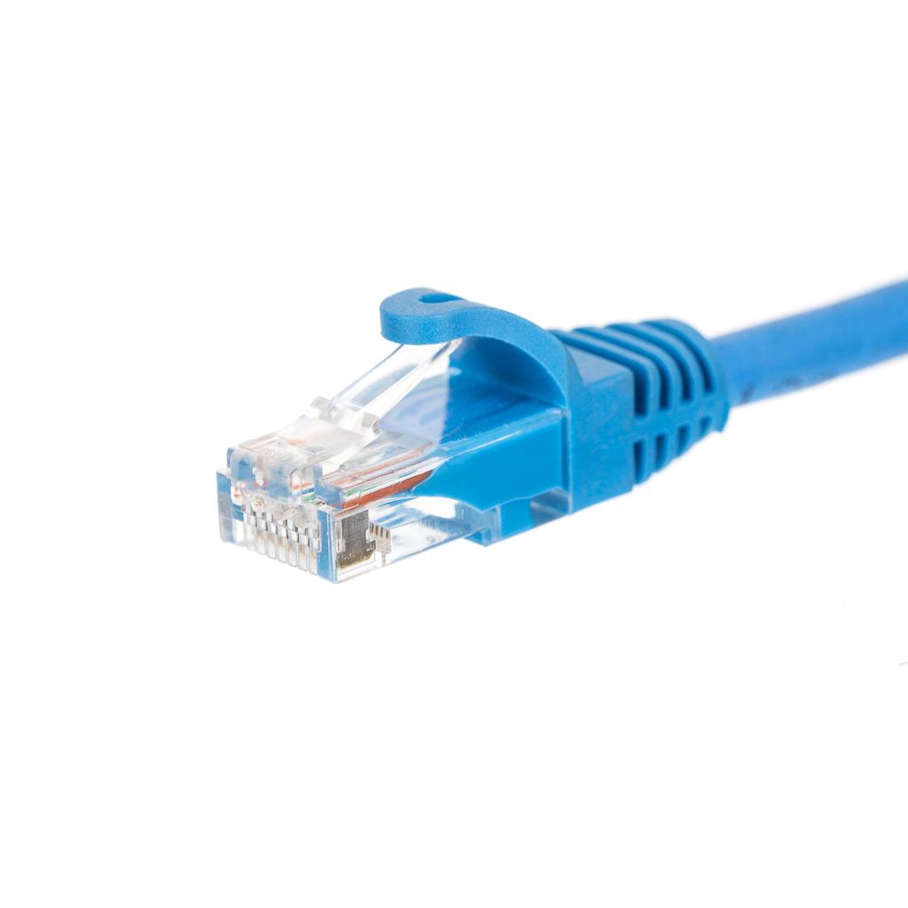 NETRACK BZPAT3UB patch cable RJ45 snagless boot Cat 5e UTP 3m blue