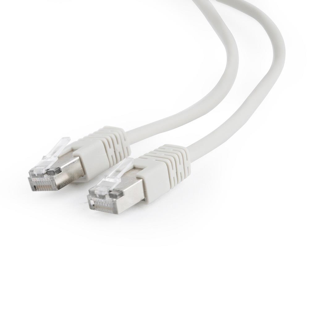 GEMBIRD kabel patchcord Cat5e stíněný FTP 0,5m, šedý