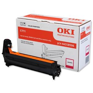 OKI 44318506 - originální OKI C711 drum cartridge magenta standard capacity 20.000 pages 1-pack