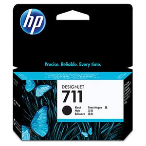 HP inkoustová kazeta 711 černá CZ129A originál