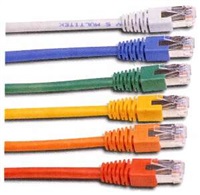 Patch kabel Cat5E, FTP - 1m, zelený