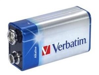VERBATIM Alkalické baterie 9V, 1 PACK , 6LR61
