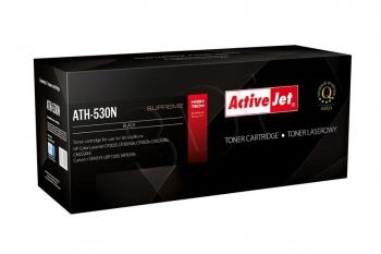 Activejet ATH-530N toner for HP printer; HP 304A CC530A Canon CRG-718B replacement; Supreme; 3800 pages; black