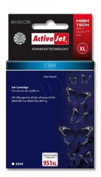 ActiveJet Ink cartridge HP CN046AE Premium 951XL Cyan - 25 ml AH-951CRX