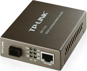 TP-Link MC111CS [WDM média konvertor sítě Fast Ethernet, k funkci nutný protikus MCS112CS s 1310/1550nm Tx/Rx]