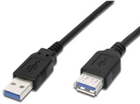 PremiumCord Prodlužovací kabel USB 3.0 Super-speed 5Gbps A-A, MF, 9pin, 1m