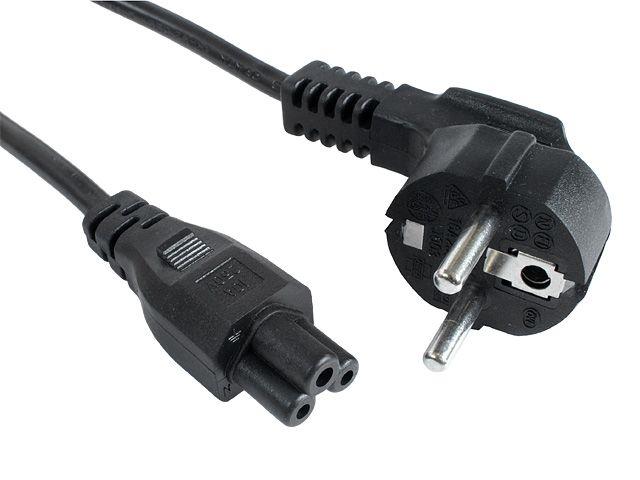 Gembird kabel napájecí (C5), 3-Pin, VDE certifikovaný, 3 m, černý