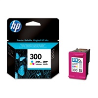 HP 300 original ink cartridge color standard capacity 4ml 200 pages 1-pack Blister multi tag - zboží