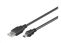 PREMIUMCORD Kabel USB 2.0 A-Mini B (5pin) propojovací 5m