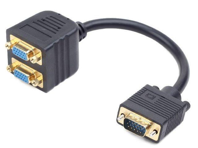 Gembird adaptér VGA splitter - rozdvojka, kabel, 0.2 m