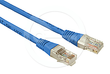 SOLARIX patch kabel CAT5E UTP PVC 2m modrý non-snag proof
