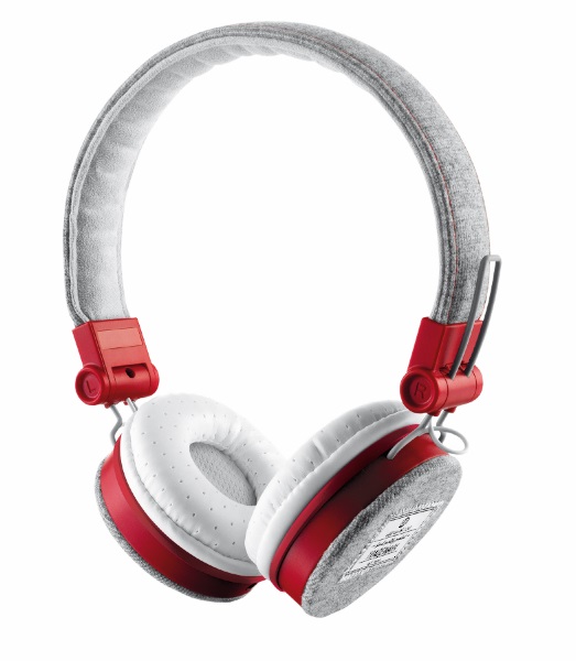 Trust Fyber Headphones náhlavní sada Urban - gray/red