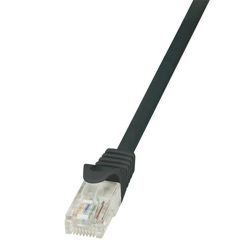 LOGILINK CP2013U LOGILINK - Patch kabel Cat.6 U/UTP EconLine 0,25m černý