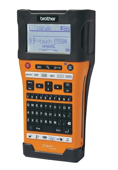 BROTHER tiskárna štítků PT-E550WVP - 24mm, pásky TZe, mobilní, Průmyslová Tiskárna Štítků - popisovač