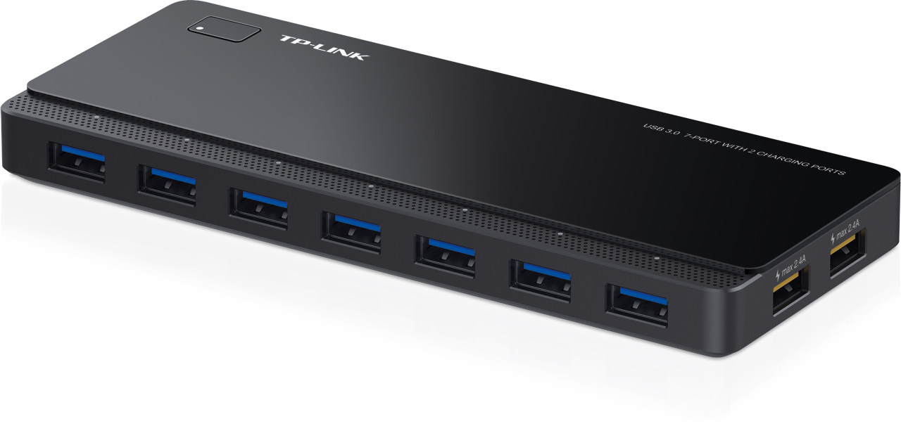 TP-Link UH720 Rozbočovač se 7 porty USB 3.0, s 2 porty pro nabíjení (2.4A max)