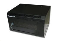 XtendLan 10" 4U 280x350 WT-4U-2835-BLACK XtendLan Skříň 10", 4U, 280x350, černý, prosklený