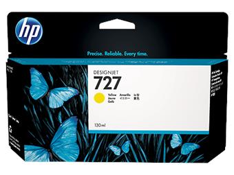 HP cartridge B3P21A (727) žlutá pro DesignJet - 130ml