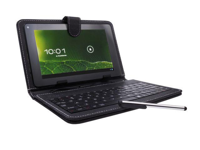 Natec SCALAR pouzdro s klávesnicí pro tablet 8'', micro USB, eko kůže, stylus