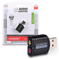 AXAGON ADA-10, USB2.0 - stereo audio MINI adaptér