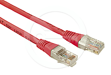 SOLARIX patch kabel CAT5E UTP PVC 3m červené