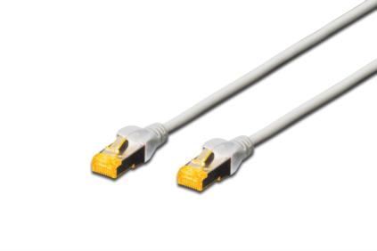 DIGITUS CAT 6A S-FTP patch cable Cu LSZH AWG 26/7 length 10m color grey