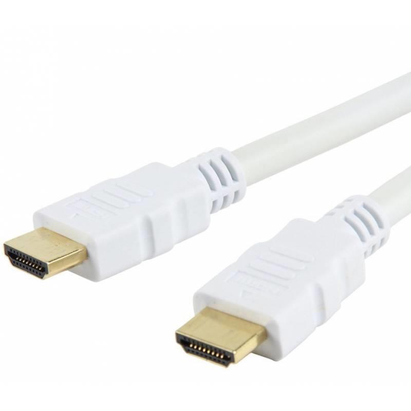 TECHLY 306905 Monitor cable HDMI-HDMI M/M Ethernet 3D 4K 1m white