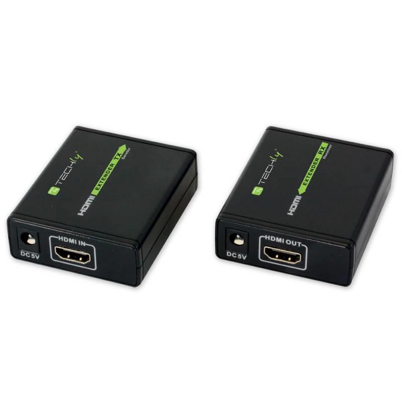 TECHLY 309739 HDMI extender by Cat.6/6a.7 cable up to 60m Full HD 3D