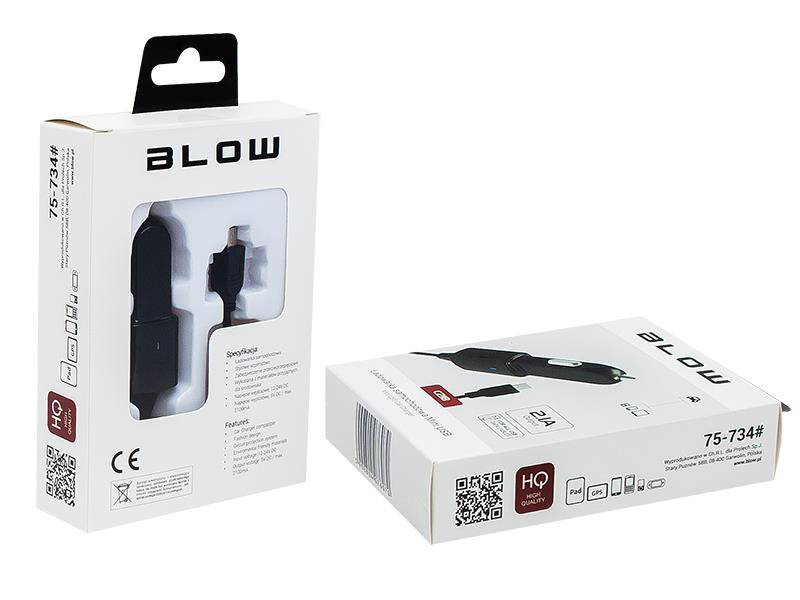 Nabíječka telefonu BLOW 75-734 do auta