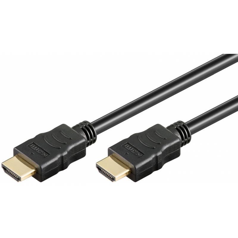 TECHLY 304475 Monitor cable HDMI-HDMI M/M 1.4 Ethernet shielded 2m black