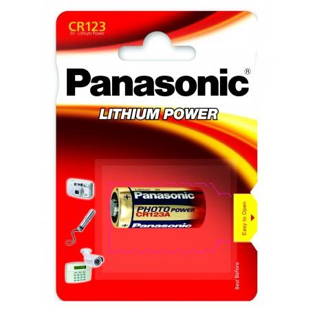 PANASONIC BK-CR123A-1B Panasonic Lithium Power baterie do fotoaparátu CR123A, 1 ks, Blister