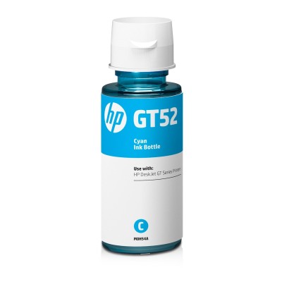 HP inkoustová lahvička GT52 azurová M0H54AE originál
