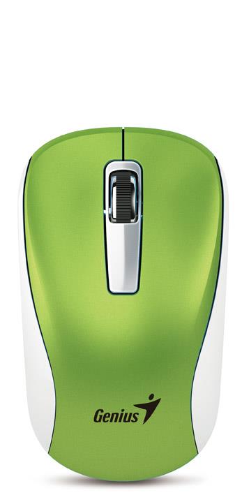 GENIUS myš NX-7010 Green Metallic/ 1200 dpi/ Blue-Eye senzor/ bezdrátová/ zelená