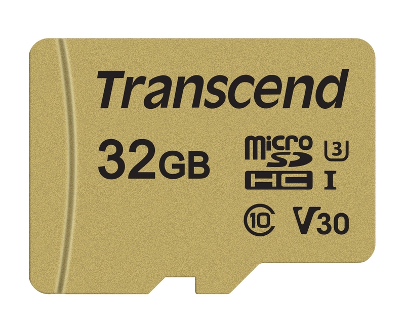 TRANSCEND 32GB microSDHC I Class 10 U3 V30 MLC with Adapter