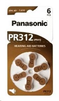 PANASONIC Zinkovzduchová baterie PR-312(41)/6LB AA 1,2V (Blistr 6ks)