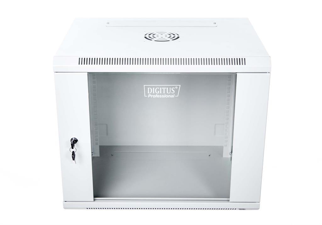 DIGITUS DN-W19 09U/450 Wallmount cabinet 9U 600x450mm grey RAL 7035
