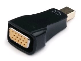 GEMBIRD Redukce mini DisplayPort - VGA (M/F, černá)
