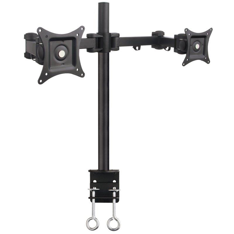 TECHLY 301740 Double twin desk LED/LCD monitor arm 13-27 2x10kg adjustable