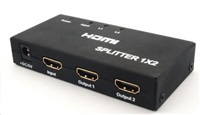 PREMIUMCORD HDMI splitter 1-2 porty kovový s napájením, 4K, FULL HD, 3D