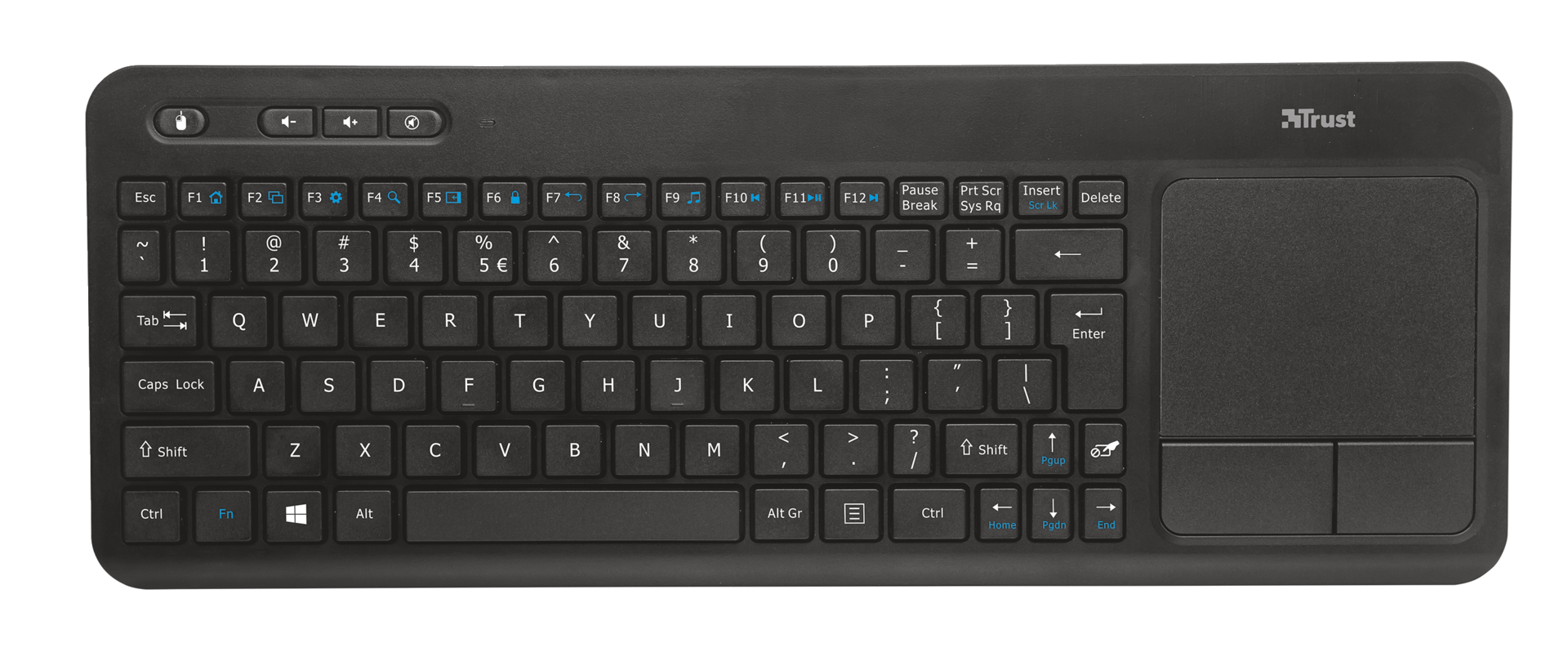 Trust Veza Wireless Touchpad Keyboard 20960 US klávesnice