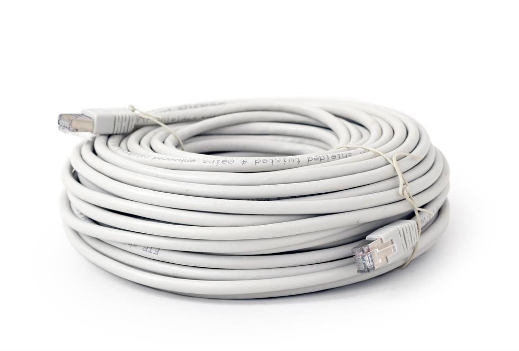 Gembird patch kabel Cat6 FTP, 30 m, šedý