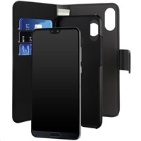 Puro flipové pouzdro s přihrádkou na kartu a zadní kryt pro Samsung Galaxy S9+, černá