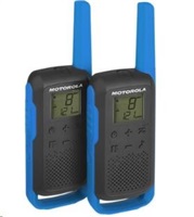 Motorola vysílačka TLKR T62 (2 ks, dosah až 8 km), modrá