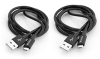 Verbatim Micro USB kabel 100cm + 100cm, SYNC + CHARGE černý