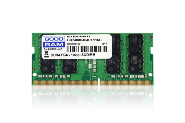 GoodRam GR2400S464L17/16G GOODRAM SODIMM DDR4 16GB 2400MHz CL17