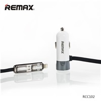 Remax AA-1148 CC R102 nabíječka do auta 3,4A šedá REMAX RCC 102 - Autoadaptér dohromady s káblem , light, micro USB , 3,4A , barva šedá