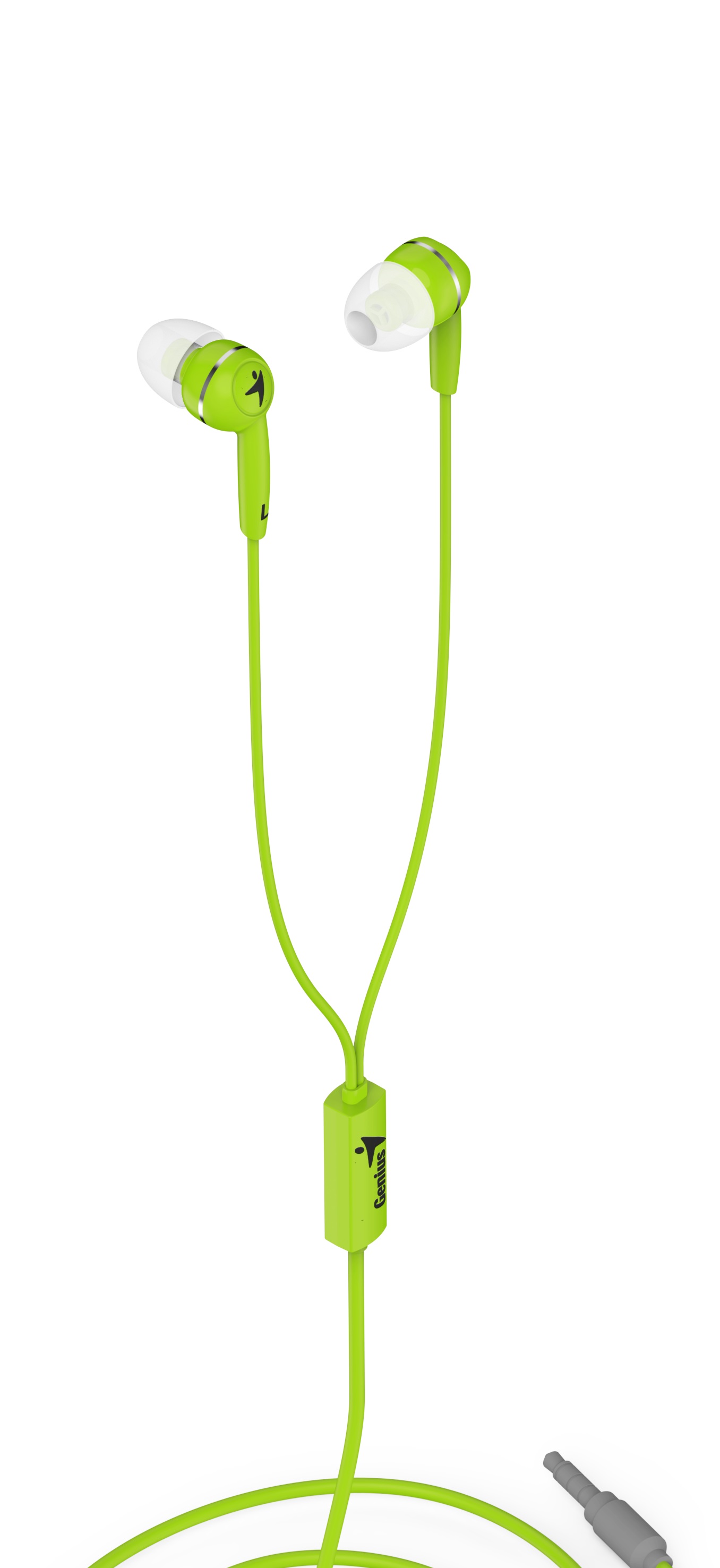 GENIUS headset HS-M320/ zelený/ 4pin 3,5 mm jack