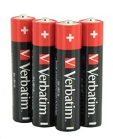 VERBATIM Alkalické baterie AAA, 4 Pack - Shrink, LR3