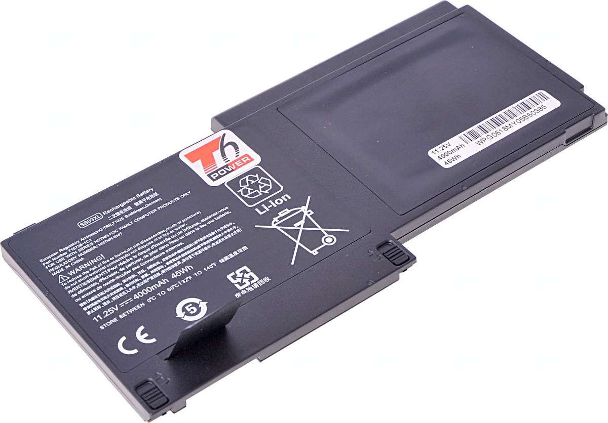 T6 power NBHP0119 baterie - neoriginální Baterie T6 power HP EliteBook 720 G1, 725 G2, 820 G1, 820 G2, 4000mAh, 44Wh, 3cell, Li-pol